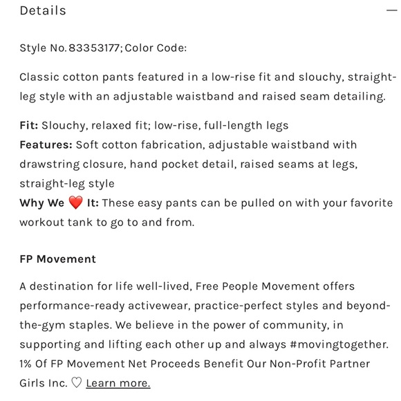 Free People Movement Beat Of straight leg pants - Picture 5 of 6